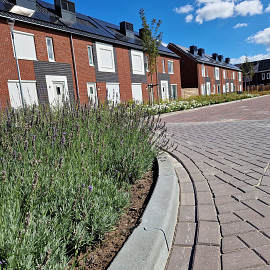 Trottoirband 13/15x25 bocht R=0,45 uitw