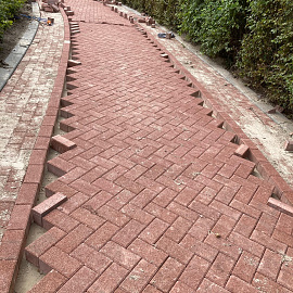 Nature color cloburn red 121a uitgewassen