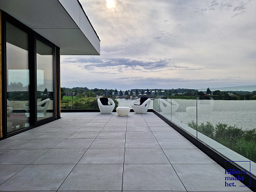 SolidSquare keramisch 60x60x3 cm puzzolato grigio