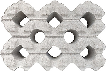 Grasbeton WaterWijs 40x60x12 cm grijs profiel (VE)