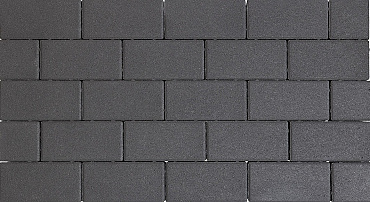 Design brick 8 cm black komo
