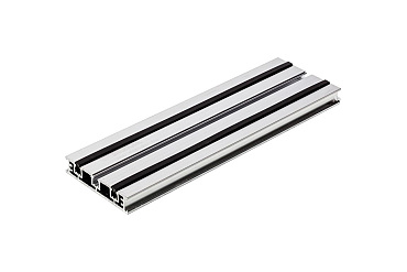 Structusol aluminium profiel ST16 - 2,4 m met rubber profiel
