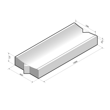 Molgoot 12,5x40 inwendig 2x34