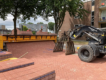 Betonstraatsteen 8 cm machinaal keperverband