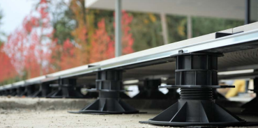 Structusol aluminium profiel ST16 lengte 2,4 m met rubber profiel