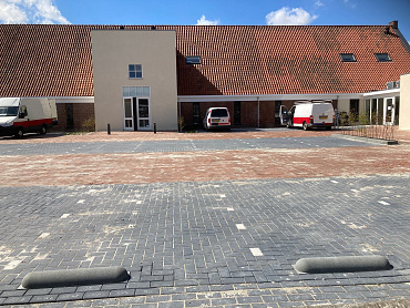 Schampband 21x18x95 2-zijdig rond met voet