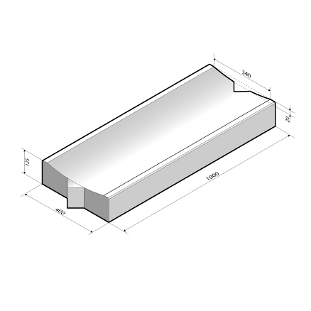 Molgoot 12,5x40 inwendig 2x34