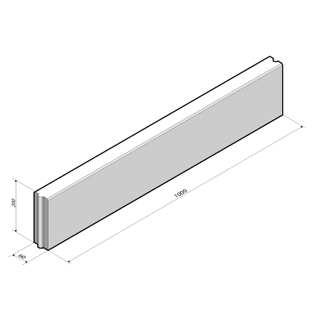 Opsluitband 6x20x100
