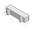 Waterpasserende longstone WaterWijs opritsteen 7 cm
