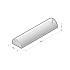 Schampband 20x11x95 tussenstuk plakband