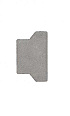 S-top H-verbandsteen half 8 cm grijs komo