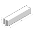 Opsluitband 20x20x100