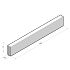 Opsluitband 6x15x100
