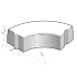 Trottoirband 28/30x23 bocht R=6 uitw