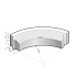 Rijwielpadband 7/20x20 bocht R=6 inw