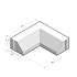 RWS-band 11,5/22,5x16 hoekstuk 90' inw