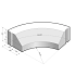 RWS-band 13/25x20 bocht R=12 inw