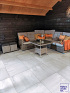 H2O comfort square 60x60x4 cm concrete
