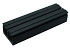 Structusol XL alu profiel ZWART ST45 lengte 2,4 m met rubber