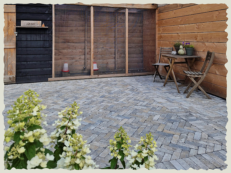 Stonique trommel dikformaat 6 cm musselkalk