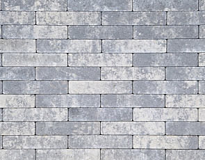 Waalformaat XL 25x5x7 cm grijs/zwart