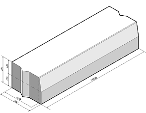 Trottoirband 28/30x23