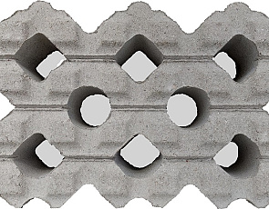 Grasbeton WaterWijs 40x60x10 cm grijs profiel (DR)