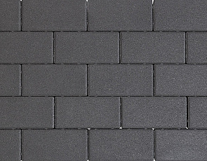 Design brick 6 cm black komo