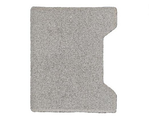 S-top H-verbandsteen begin/eind 8 cm grijs