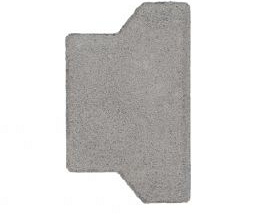 S-top H-verbandsteen half 8 cm grijs