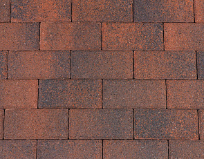 Nature color rood/zwart 160a uitgewassen