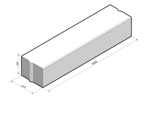Afdekband 22,5x20x100 t.b.v. RWS-band 11,5/22,5x25
